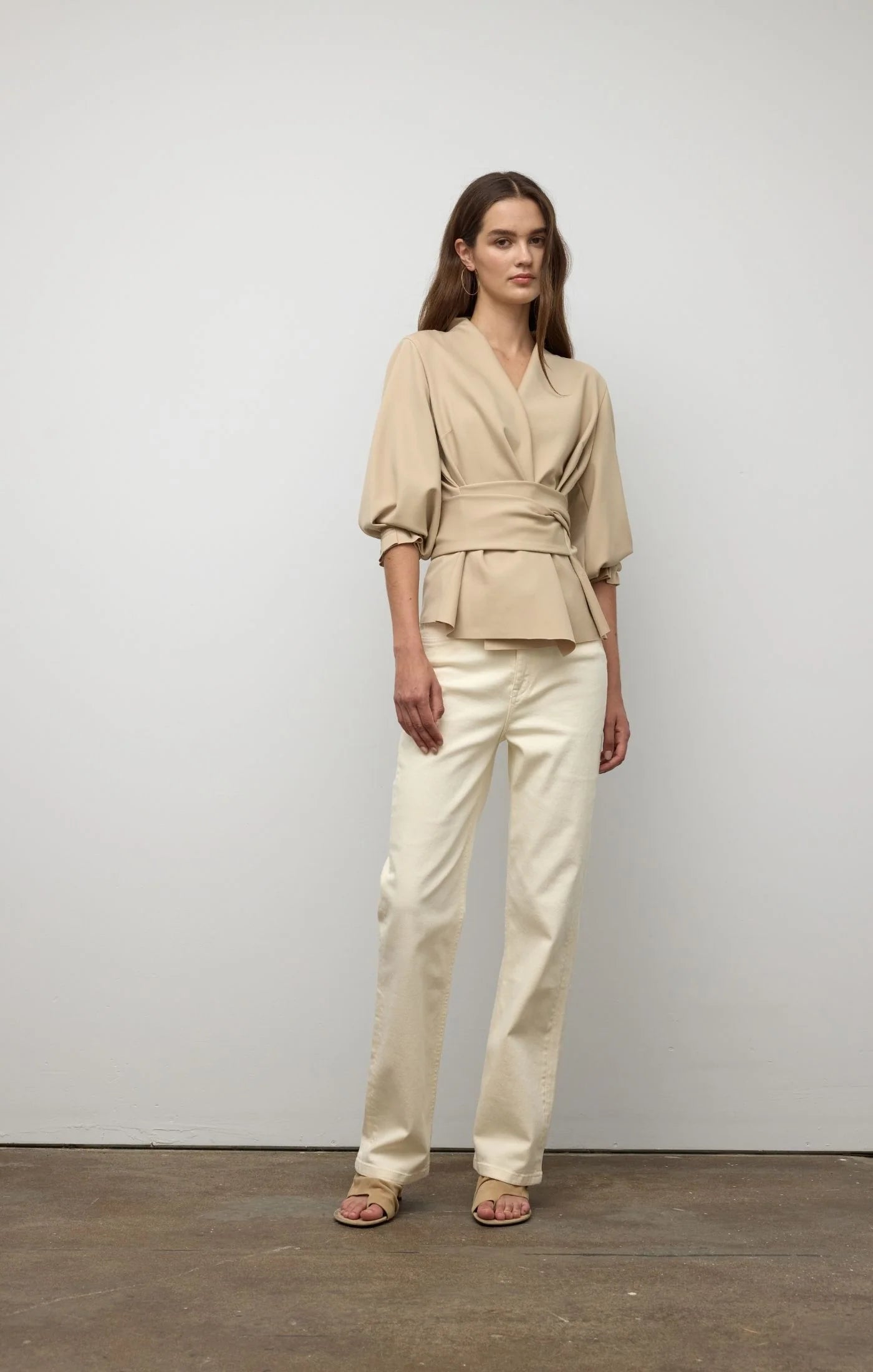 RAW EDGE BELTED JACKET S26SB6034