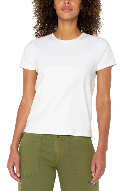 KNIT TEE W/ CENTER SEAM LM8H31K99