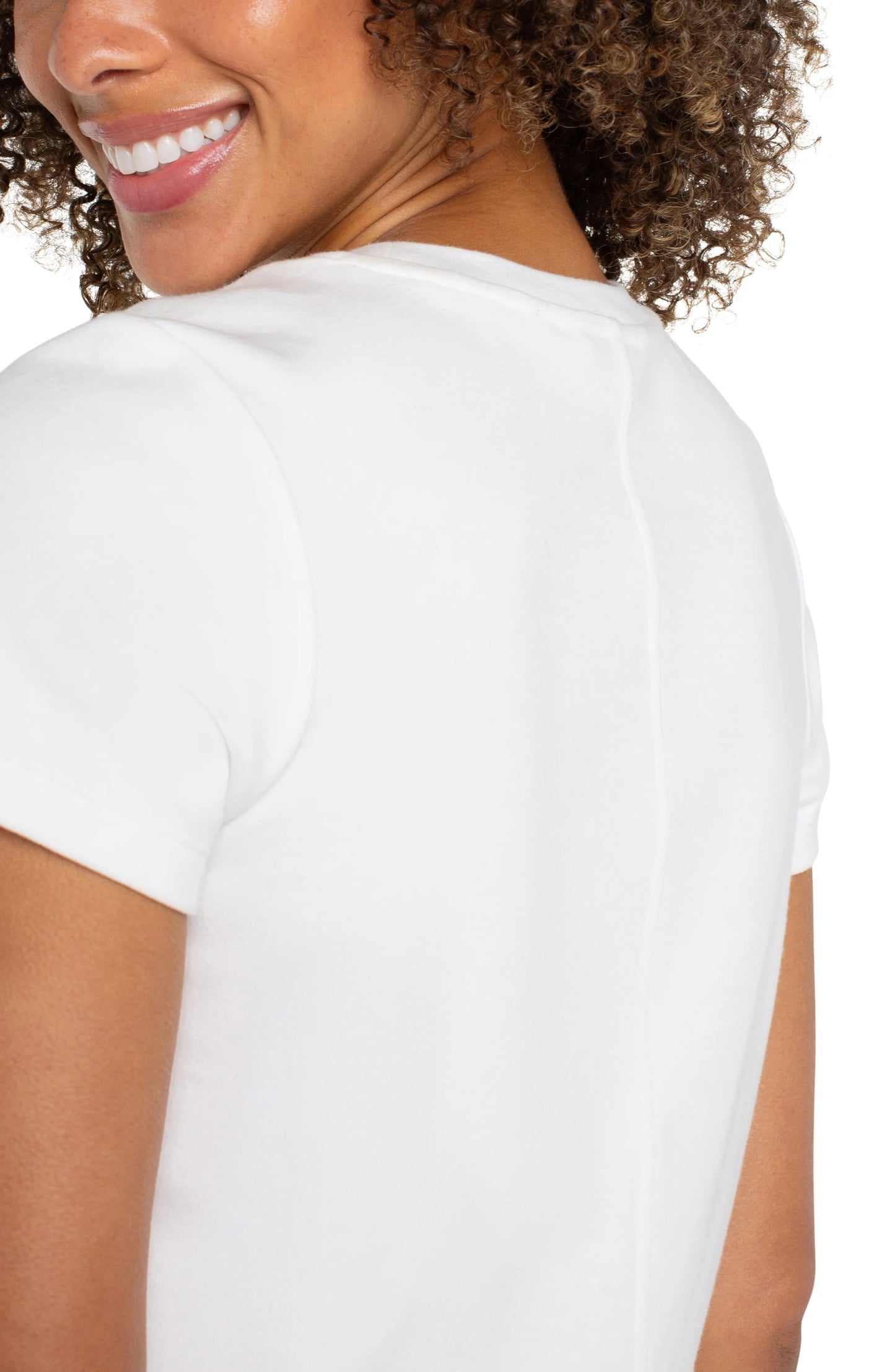 KNIT TEE W/ CENTER SEAM LM8H31K99