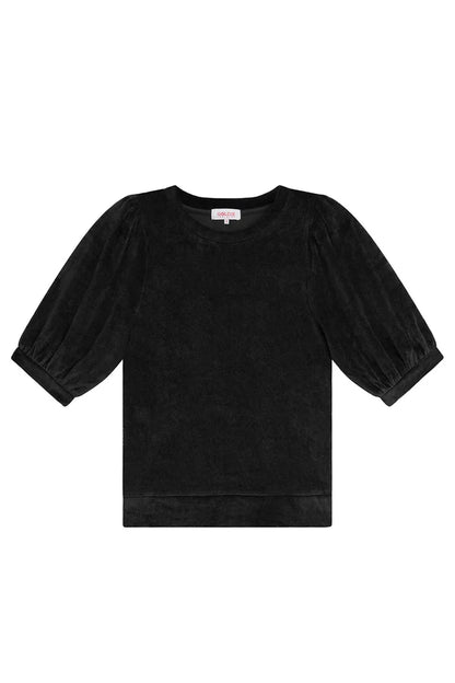 VELOUR S/S PUFF TEE 26450