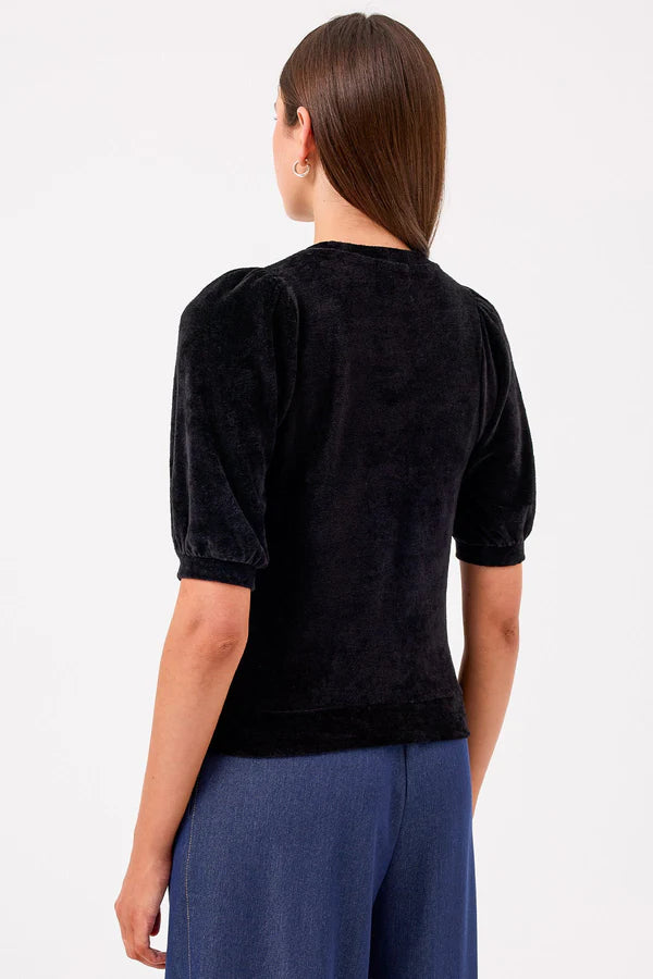 VELOUR S/S PUFF TEE 26450