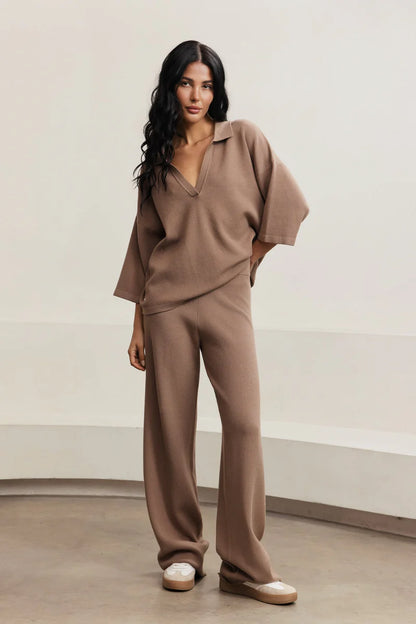 OLLY V NECK TOP LA1707